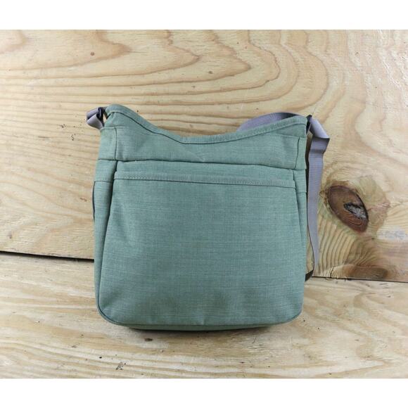 LL Bean Crossbody Womens Green Wayside II Shoulder Zip Around Bag - Picture 3 of 9